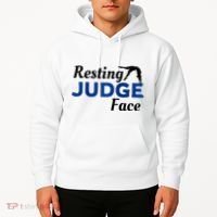 Resting Gymnastics Judge Face Raglan Baseball Hoodie thumb 2