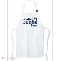 Resting Gymnastics Judge Face Raglan Baseball Apron thumb 0