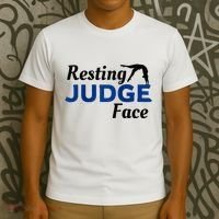 Resting Gymnastics Judge Face Raglan Baseball T-Shirt thumb 3