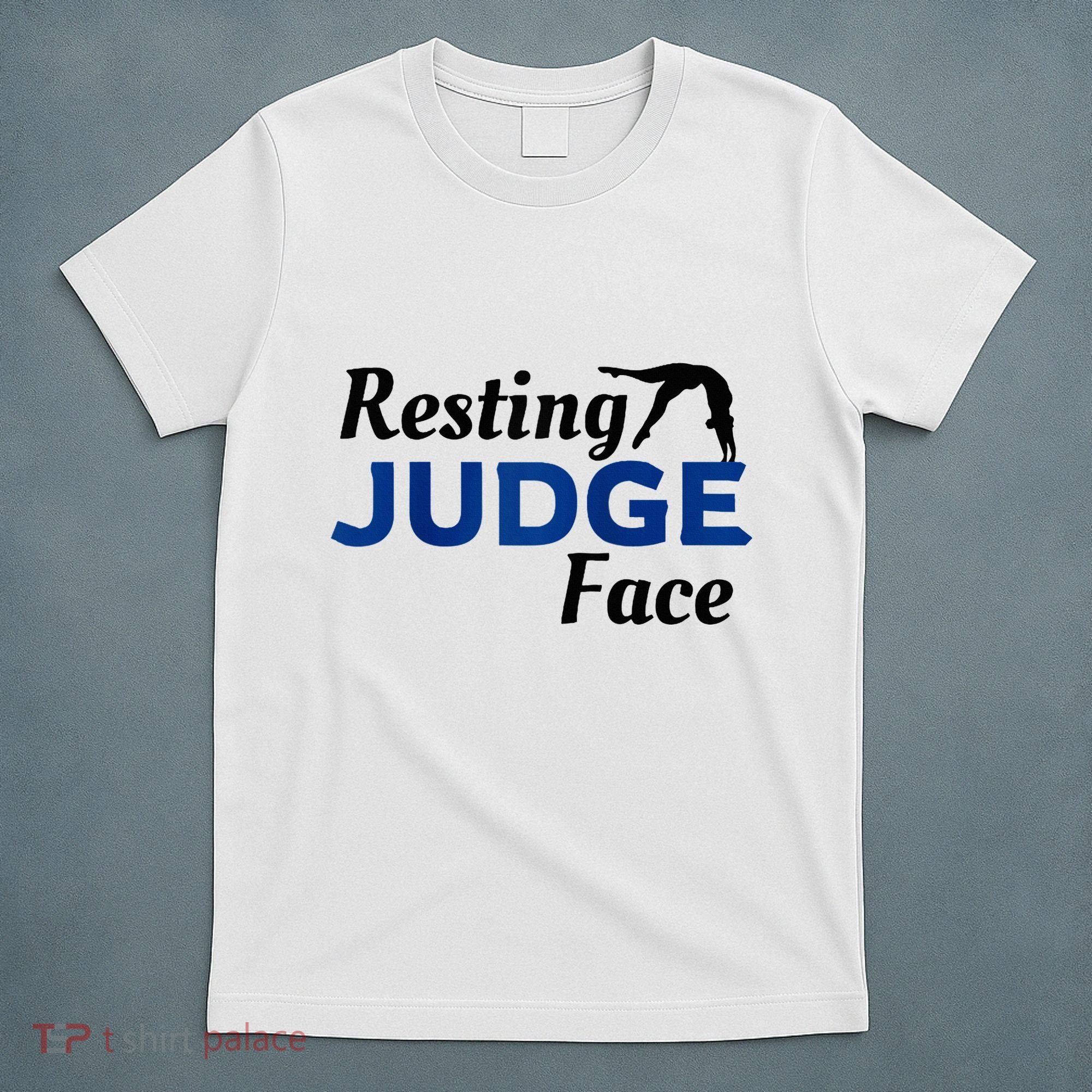 Resting Gymnastics Judge Face Raglan Baseball T-Shirt