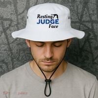Resting Gymnastics Judge Face Raglan Baseball Bucket Hat thumb 2