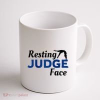 Resting Gymnastics Judge Face Raglan Baseball Coffee Mug thumb 1