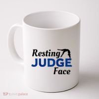 Resting Gymnastics Judge Face Raglan Baseball Coffee Mug thumb 0