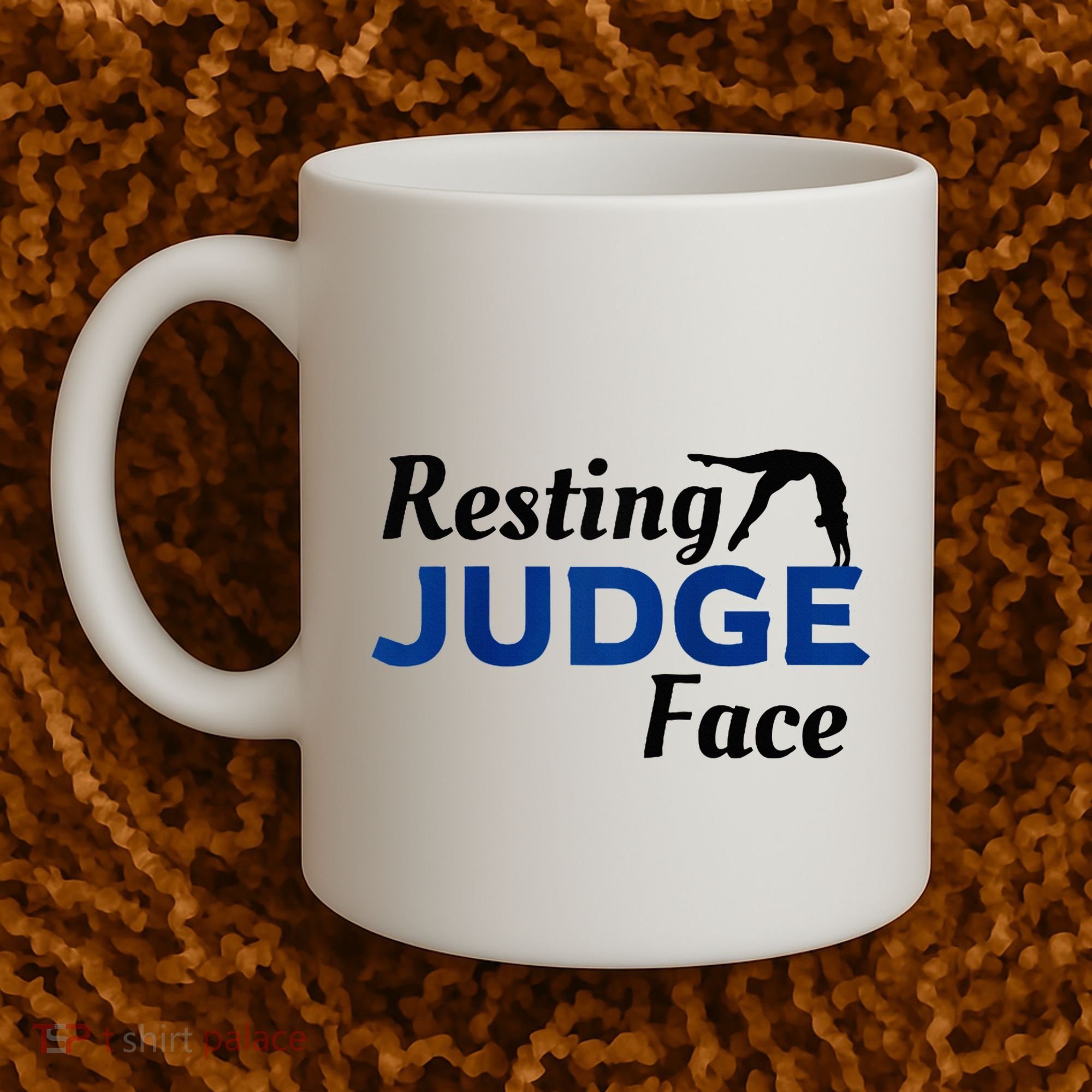 Resting Gymnastics Judge Face Raglan Baseball Coffee Mug