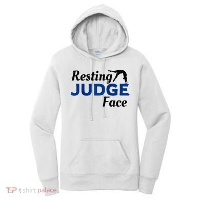 Resting Gymnastics Judge Face Raglan Baseball Women's Hoodie