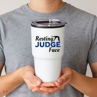 Resting Gymnastics Judge Face Raglan Baseball Tumbler thumb 2