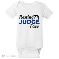 Resting Gymnastics Judge Face Raglan Baseball Baby Bodysuit thumb 0