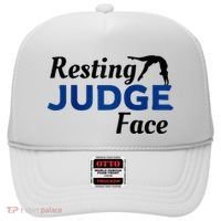 Resting Gymnastics Judge Face Raglan Baseball Hat thumb 0