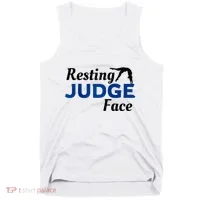 Resting Gymnastics Judge Face Raglan Baseball Tank Top thumb 0