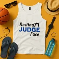 Resting Gymnastics Judge Face Raglan Baseball Tank Top thumb 4