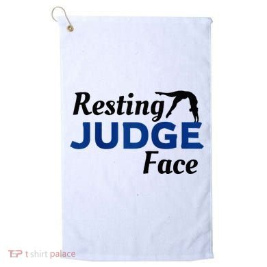 Resting Gymnastics Judge Face Raglan Baseball Golf Towel