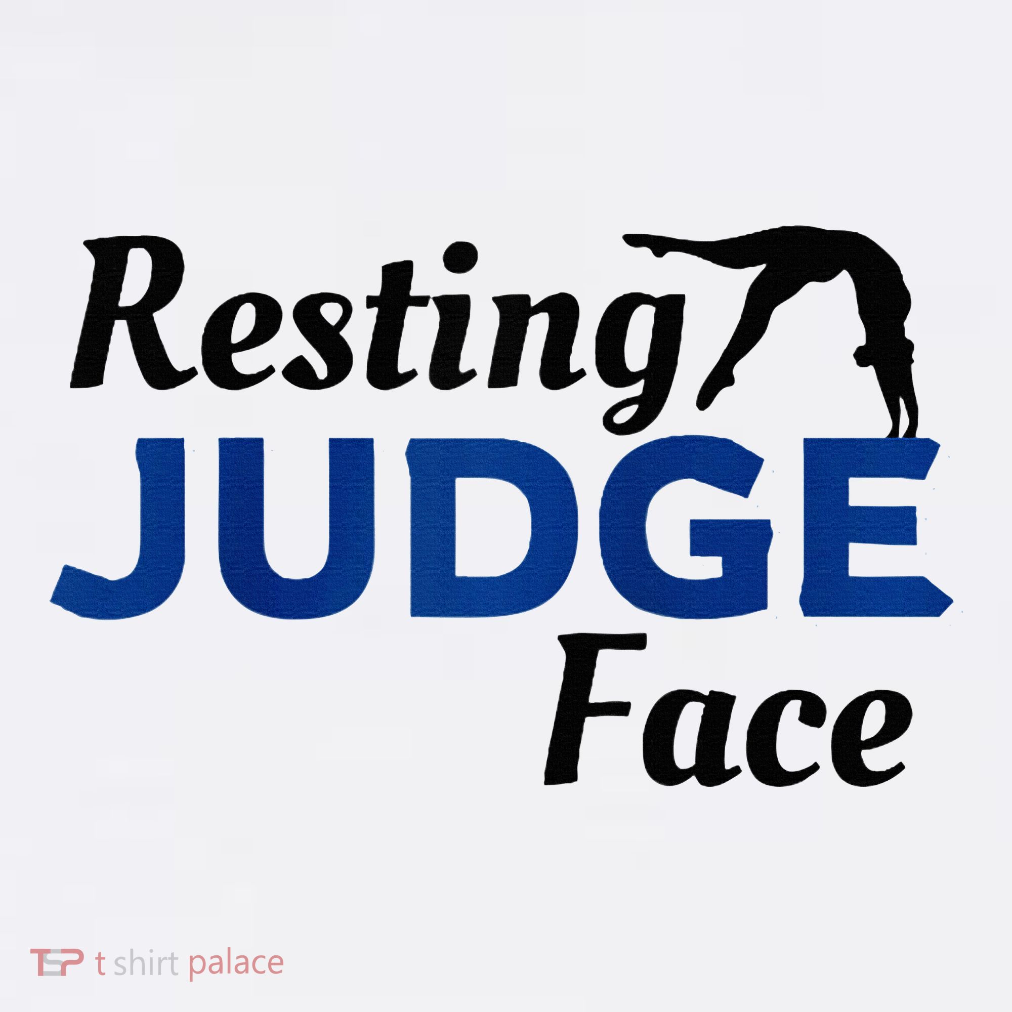 Resting Gymnastics Judge Face Raglan Baseball Toddler T-Shirt