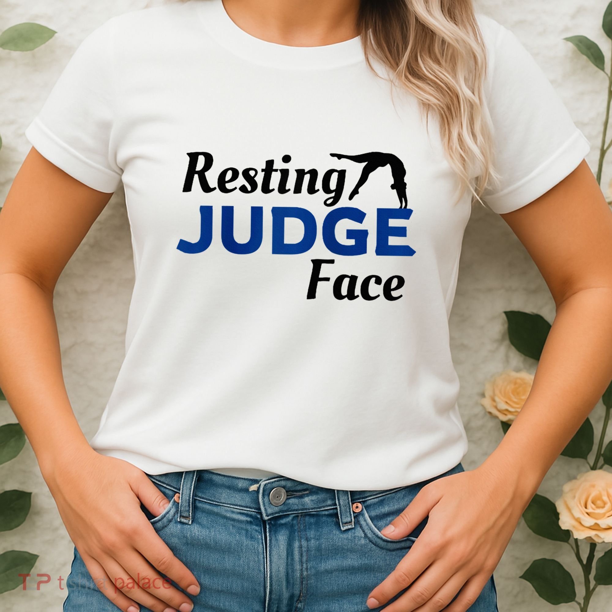 Resting Gymnastics Judge Face Raglan Baseball Women's T-Shirt