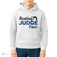 Resting Gymnastics Judge Face Raglan Baseball Kids Hoodie thumb 4