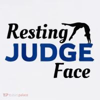 Resting Gymnastics Judge Face Raglan Baseball Kids T-Shirt thumb 4