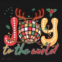 Retro Groovy Joy To The World Disco Ball Doodle Dots Backpack thumb 2