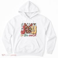 Retro Groovy Joy To The World Disco Ball Doodle Dots Hoodie thumb 0
