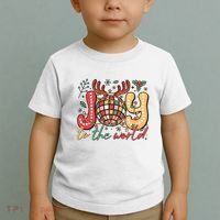 Retro Groovy Joy To The World Disco Ball Doodle Dots Toddler T-Shirt thumb 2