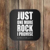 Rockhounds Gear Just One More Rock Rockhounding Minerals Coaster thumb 0