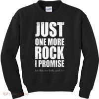 Rockhounds Gear Just One More Rock Rockhounding Minerals Kids Sweatshirt thumb 0