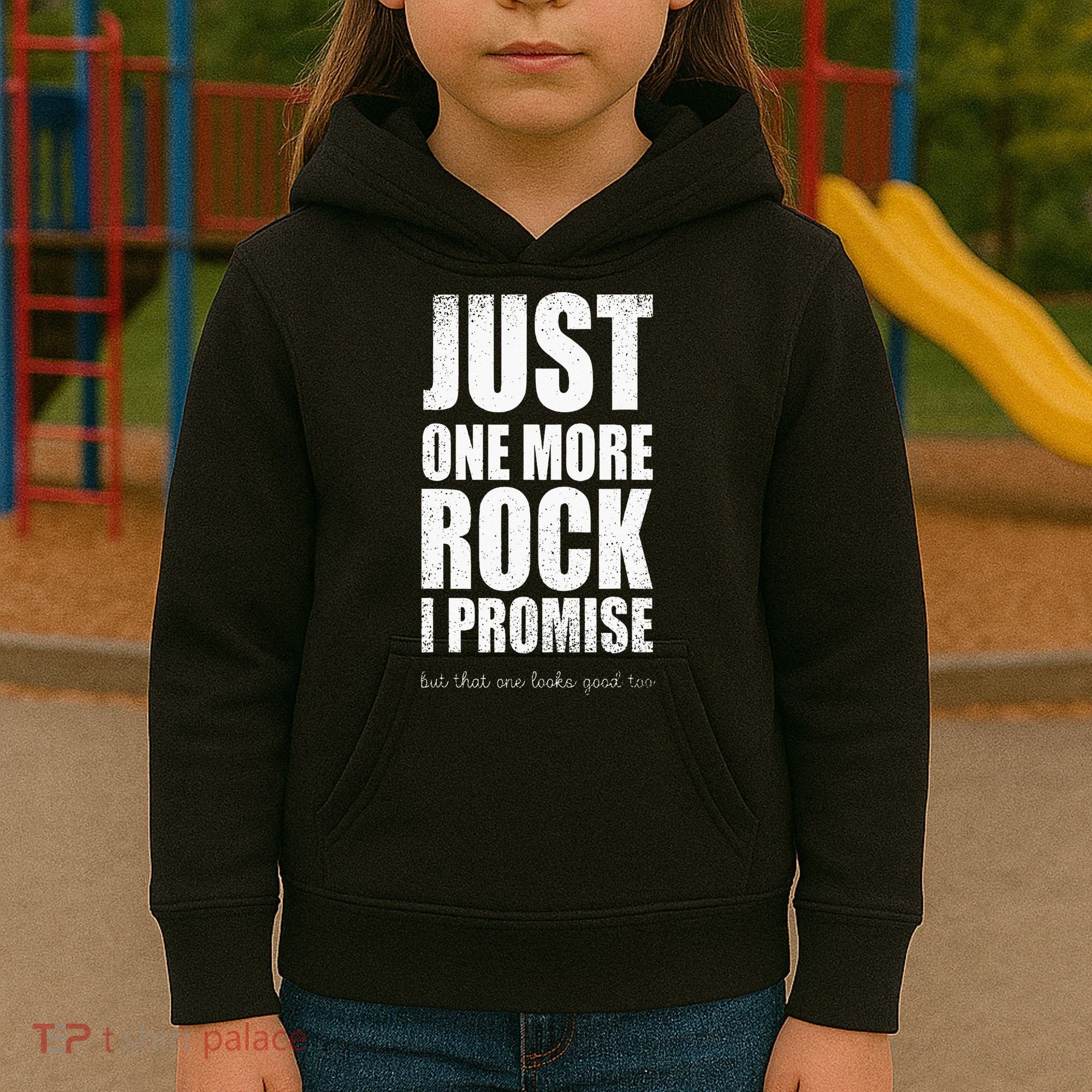 Rockhounds Gear Just One More Rock Rockhounding Minerals Kids Hoodie