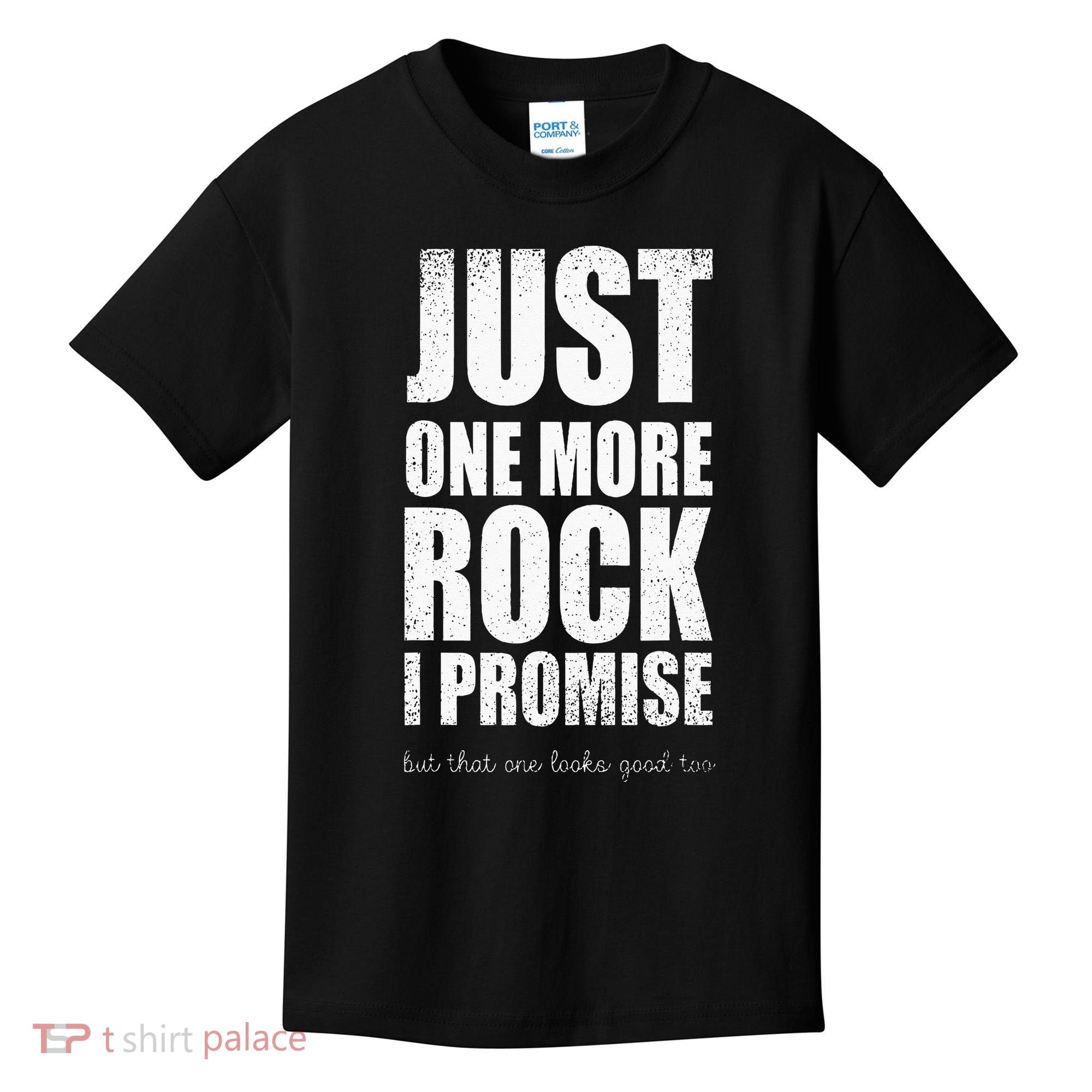 Rockhounds Gear Just One More Rock Rockhounding Minerals Kids T-Shirt
