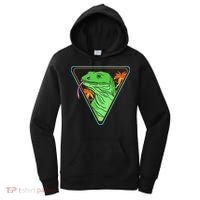 Retro Geometric Komodo Monitor Lizard Lover Komodo Dragon Women's Hoodie thumb 0