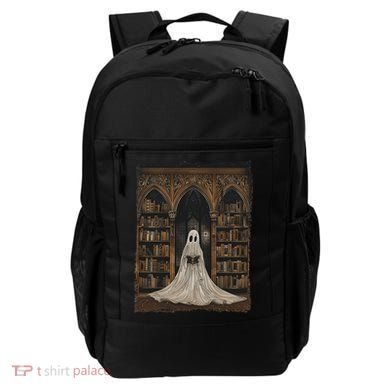 Reading Ghost Library Halloween Librarian Book Lovers Backpack