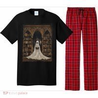 Reading Ghost Library Halloween Librarian Book Lovers Pajama Set thumb 0