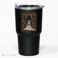 Reading Ghost Library Halloween Librarian Book Lovers Tumbler thumb 0