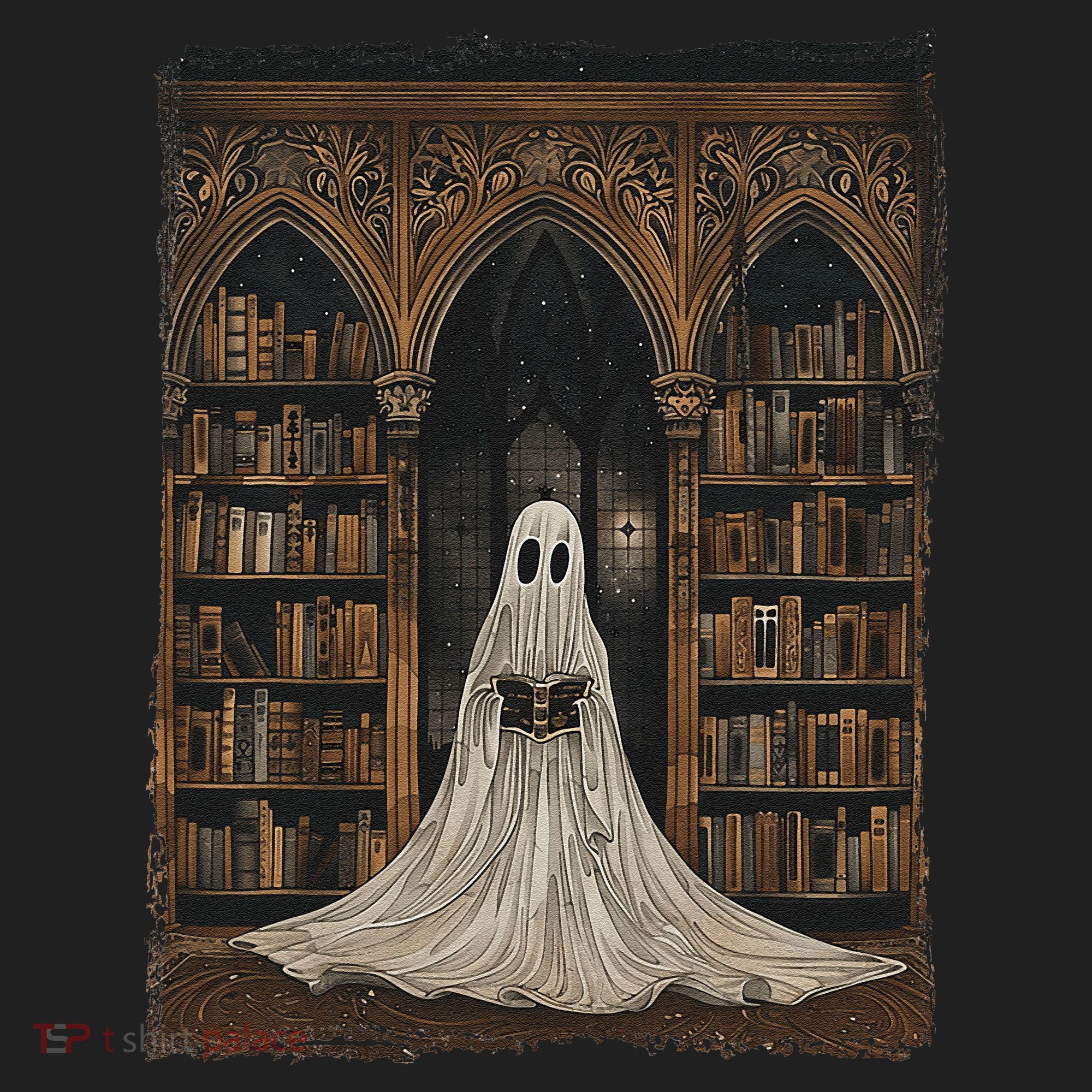 Reading Ghost Library Halloween Librarian Book Lovers Tumbler