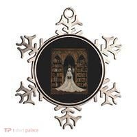 Reading Ghost Library Halloween Librarian Book Lovers Ornament thumb 0