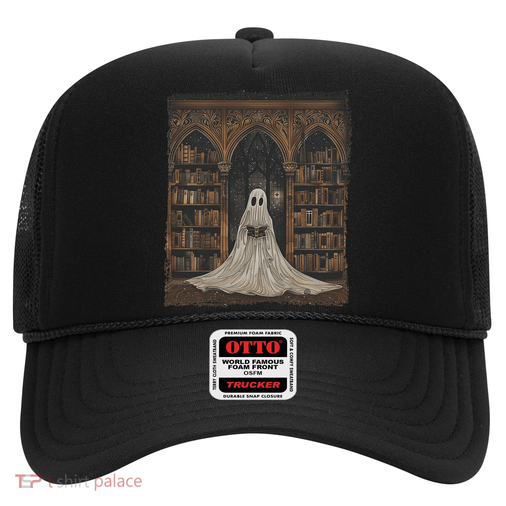 Reading Ghost Library Halloween Librarian Book Lovers Hat
