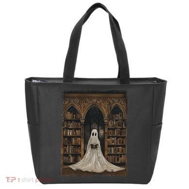 Reading Ghost Library Halloween Librarian Book Lovers Tote Bag