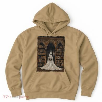 Reading Ghost Library Halloween Librarian Book Lovers Hoodie