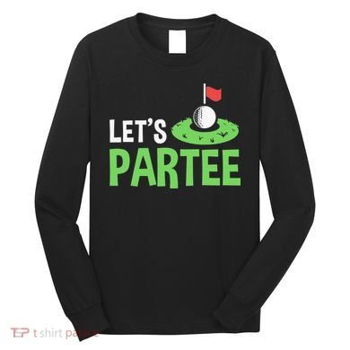 Retro Golf League Gift Pun Lets Partee Vintage Long Sleeve Shirt