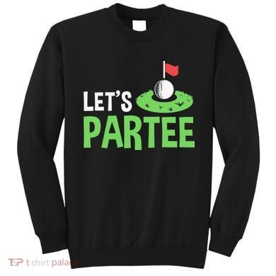 Retro Golf League Gift Pun Lets Partee Vintage Sweatshirt