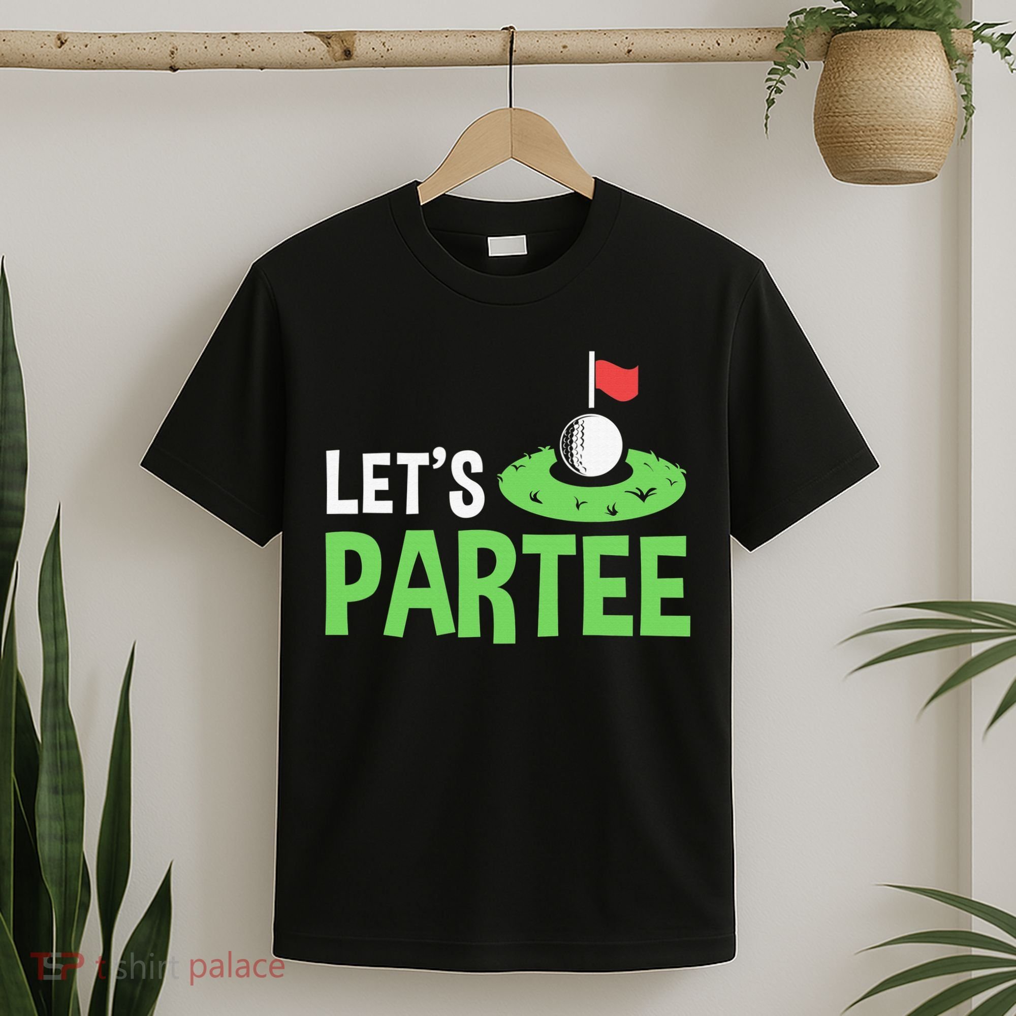 Retro Golf League Gift Pun Lets Partee Vintage T-Shirt