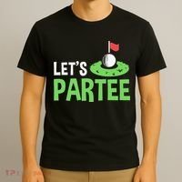 Retro Golf League Gift Pun Lets Partee Vintage T-Shirt thumb 3
