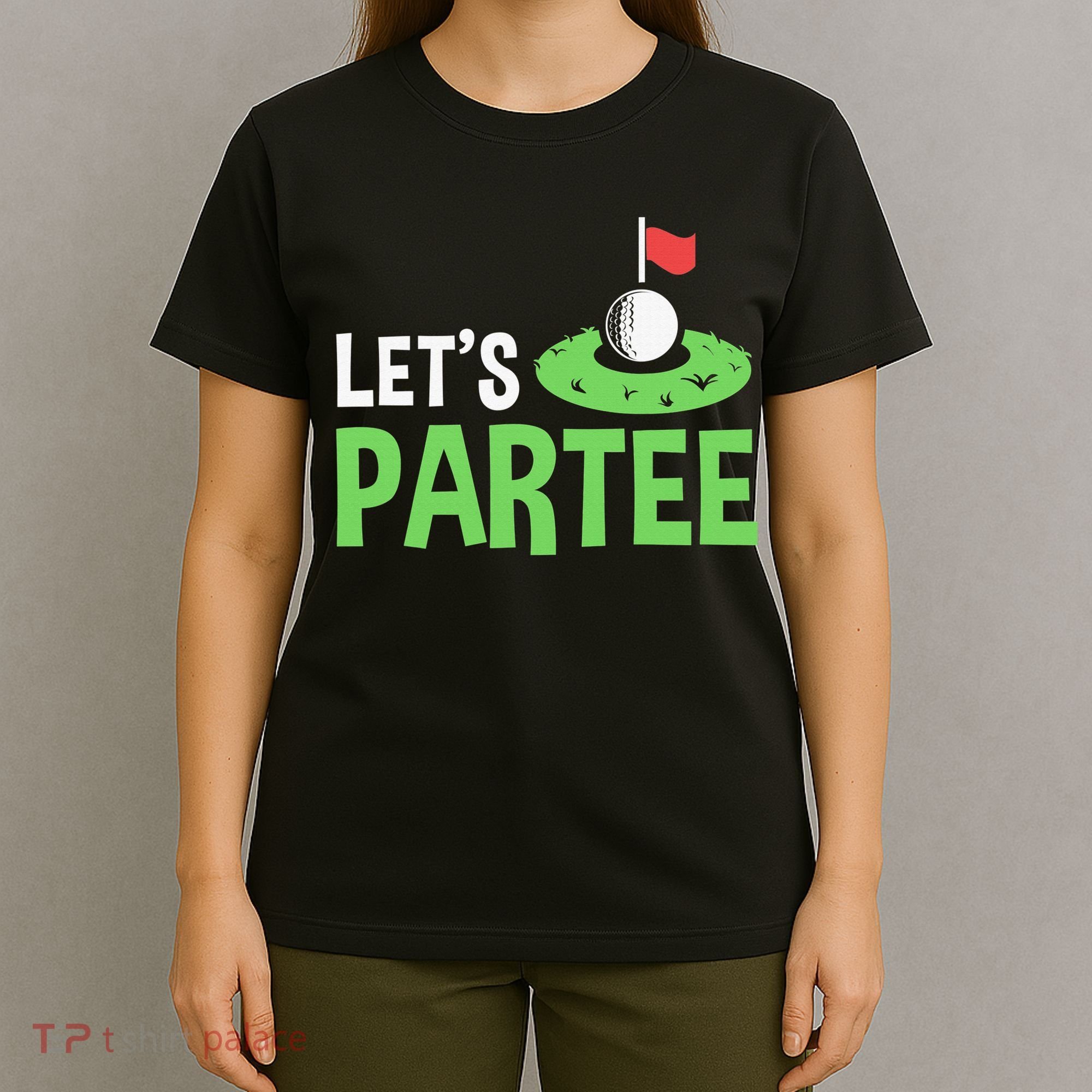 Retro Golf League Gift Pun Lets Partee Vintage T-Shirt