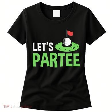 Retro Golf League Gift Pun Lets Partee Vintage Women's T-Shirt