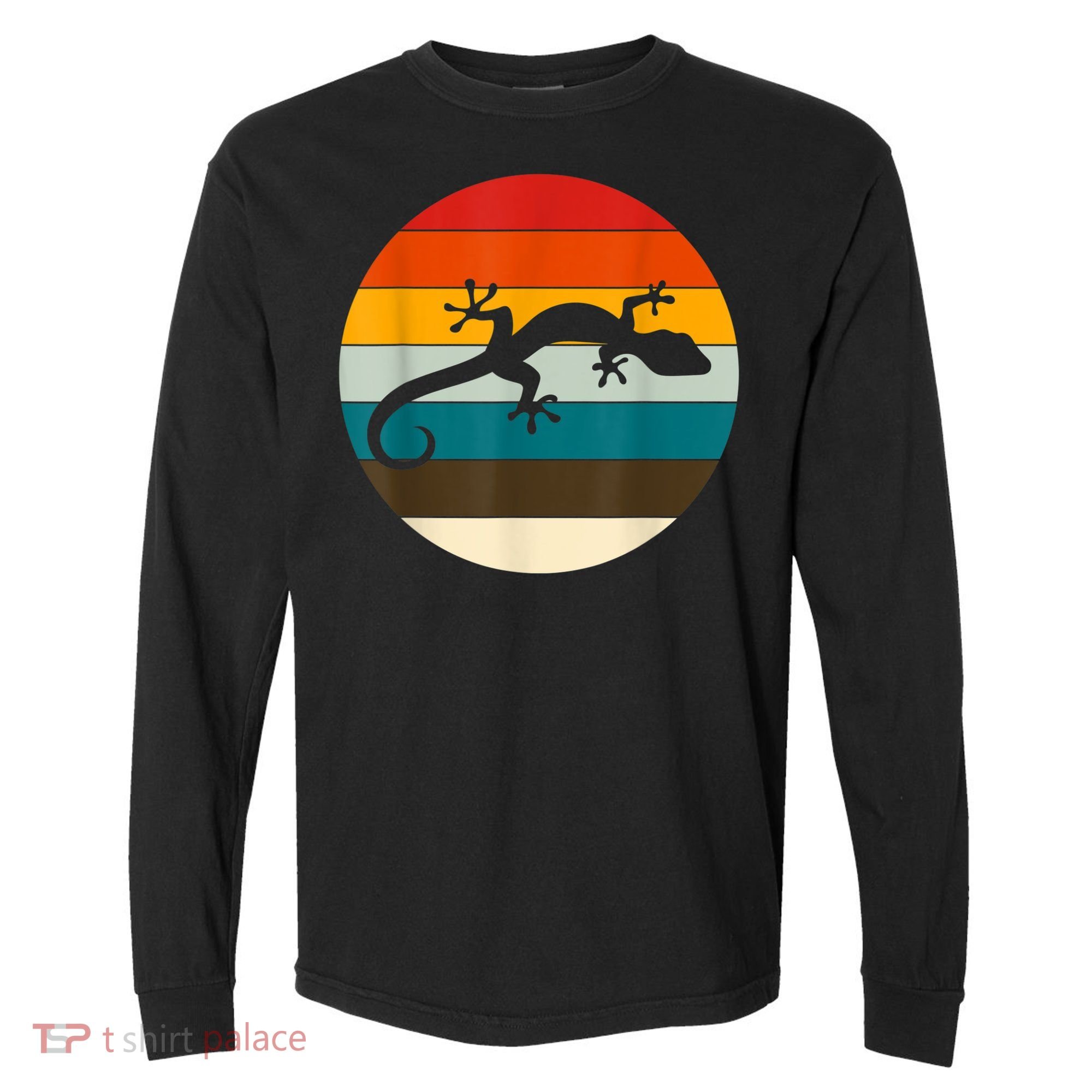 Retile Gecko Lizard Gecko Comfort Colors Heavyweight Long Sleeve T-Shirt