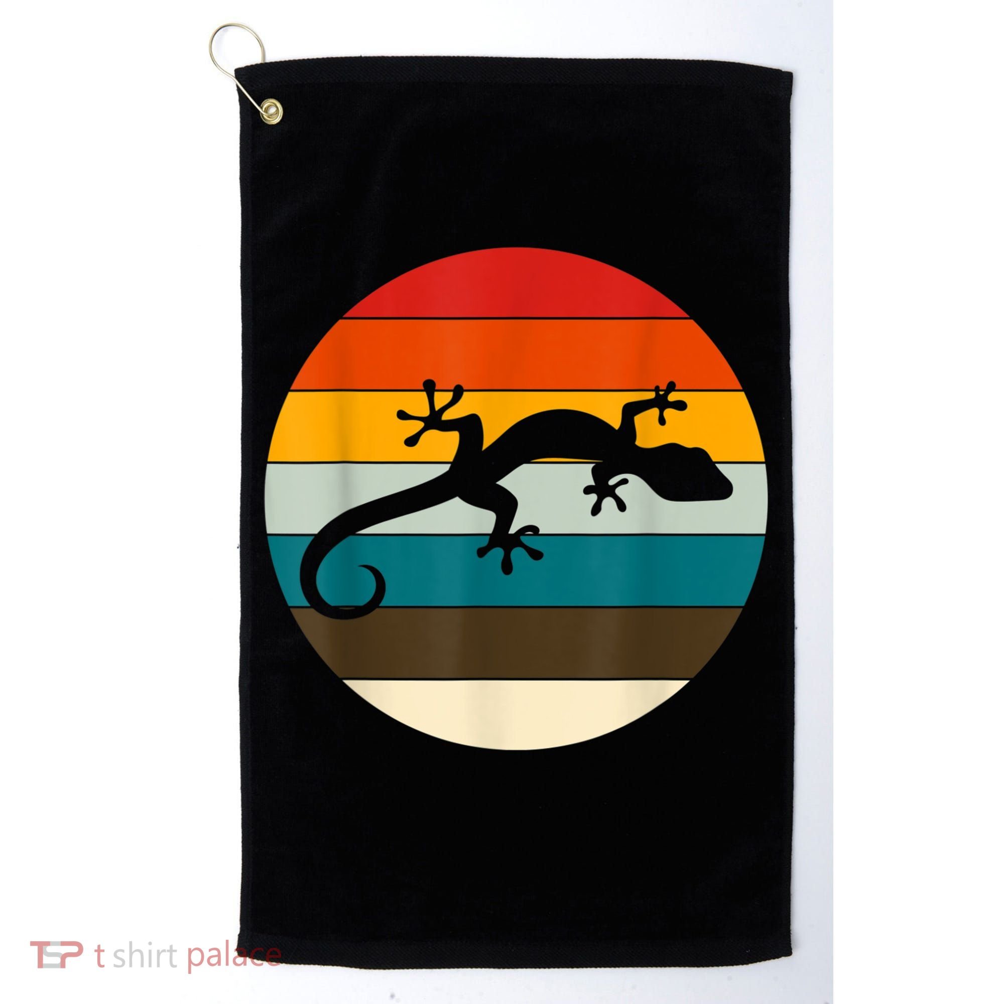 Retile Gecko Lizard Gecko Golf Towel