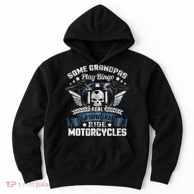 Real Grandpa Motorcycle Biker Gift Hoodie