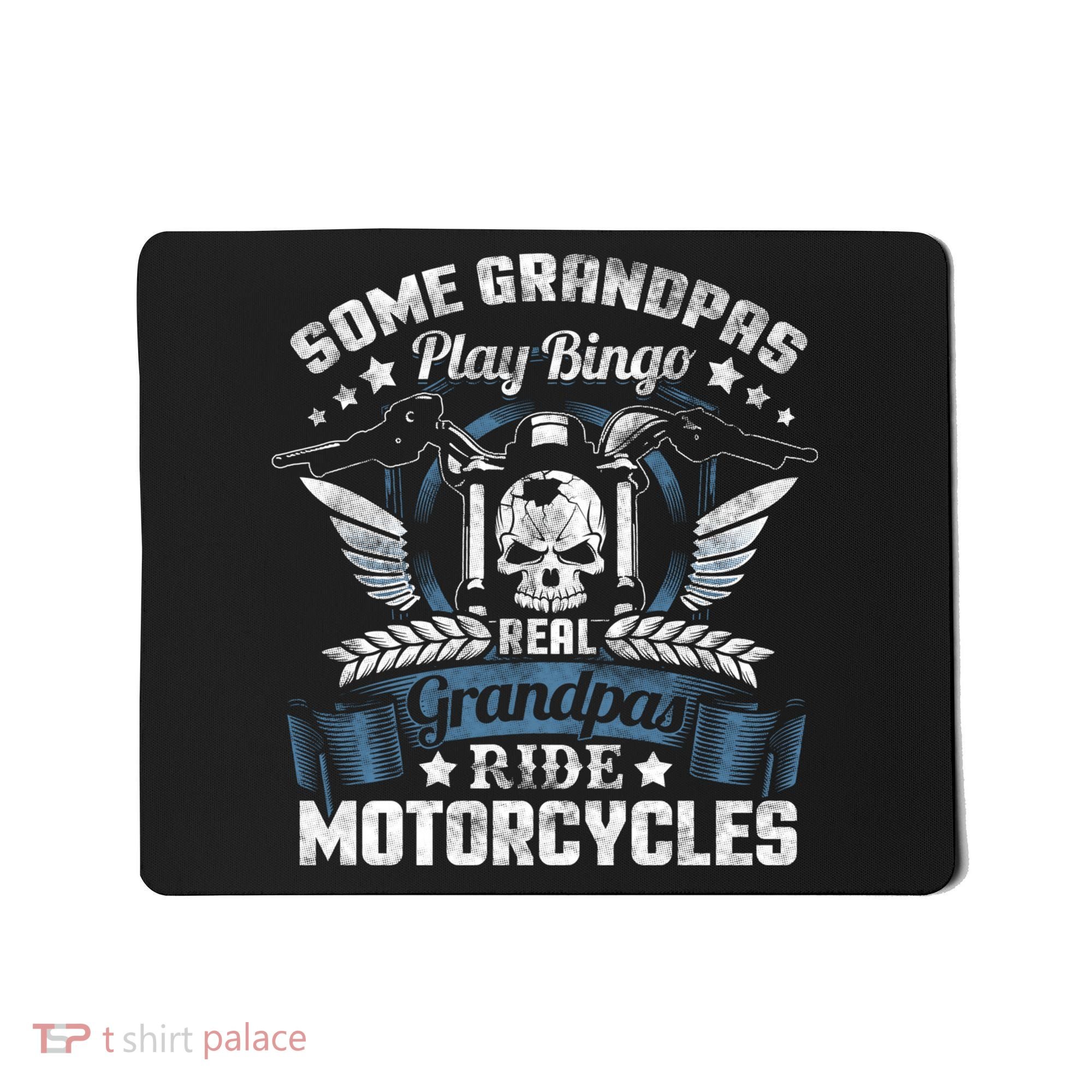 Real Grandpa Motorcycle Biker Gift Mousepad