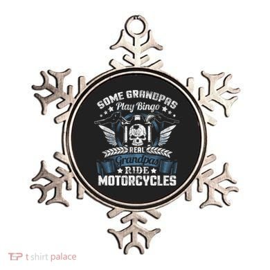 Real Grandpa Motorcycle Biker Gift Ornament