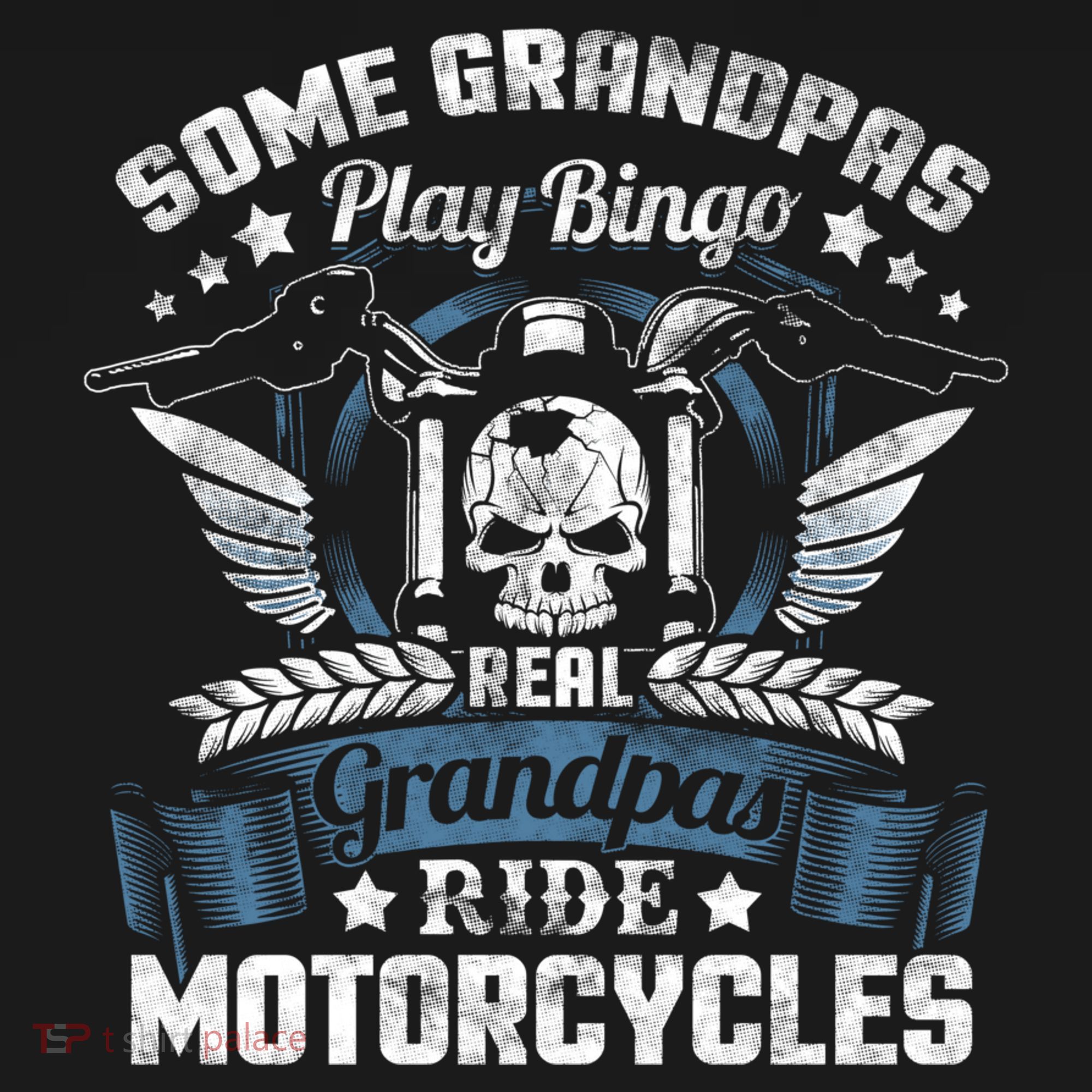 Real Grandpa Motorcycle Biker Gift Baby Bodysuit