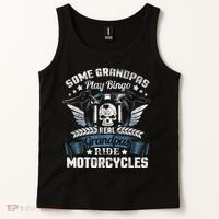 Real Grandpa Motorcycle Biker Gift Tank Top thumb 2