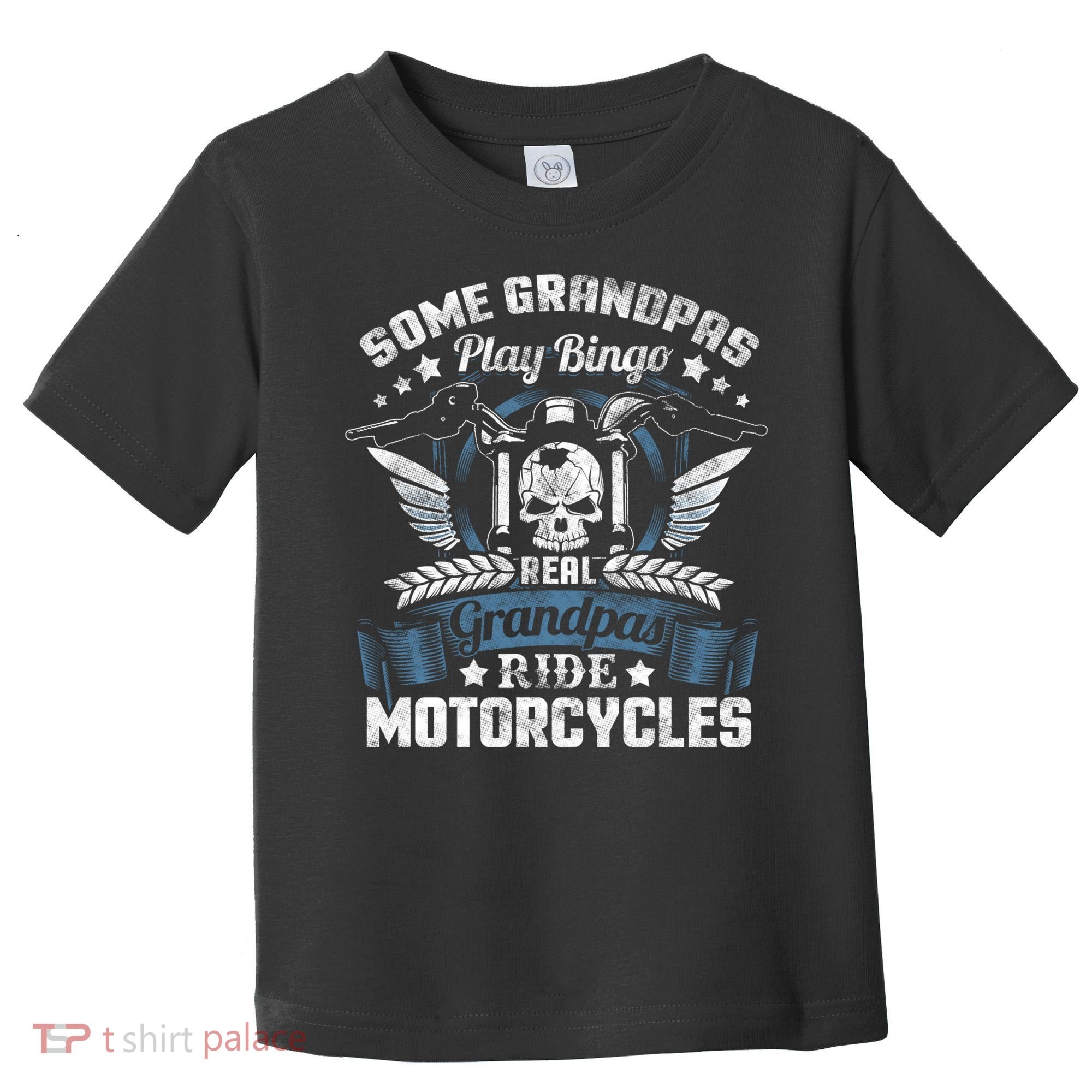 Real Grandpa Motorcycle Biker Gift Toddler T-Shirt