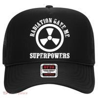 Radiation Gave Me Superpowers Cancer Therapy Chemo Warrior Gift Hat thumb 0